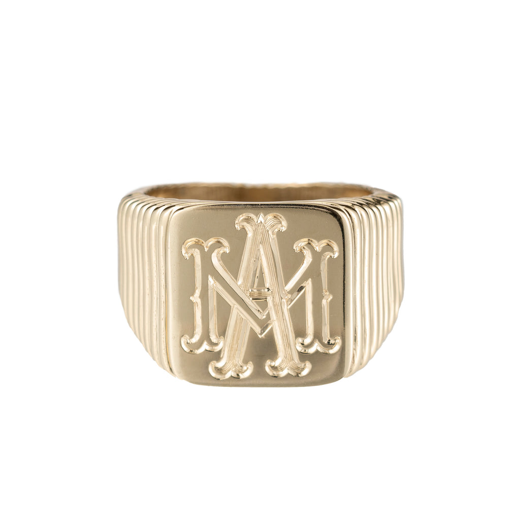 Strata Signet Ring -- Ariel Gordon Jewelry