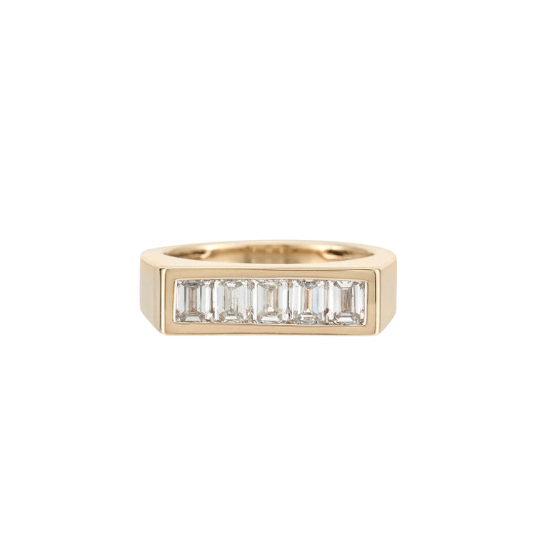 Juno Emerald Cut Diamond Ring