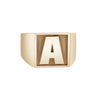Varsity Initial Ring - Varsity Initial Ring -- Ariel Gordon Jewelry