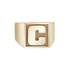 Varsity Initial Ring - Varsity Initial Ring -- Ariel Gordon Jewelry