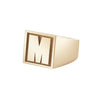 Varsity Initial Ring - Varsity Initial Ring -- Ariel Gordon Jewelry