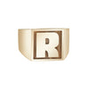 Varsity Initial Ring - Varsity Initial Ring -- Ariel Gordon Jewelry