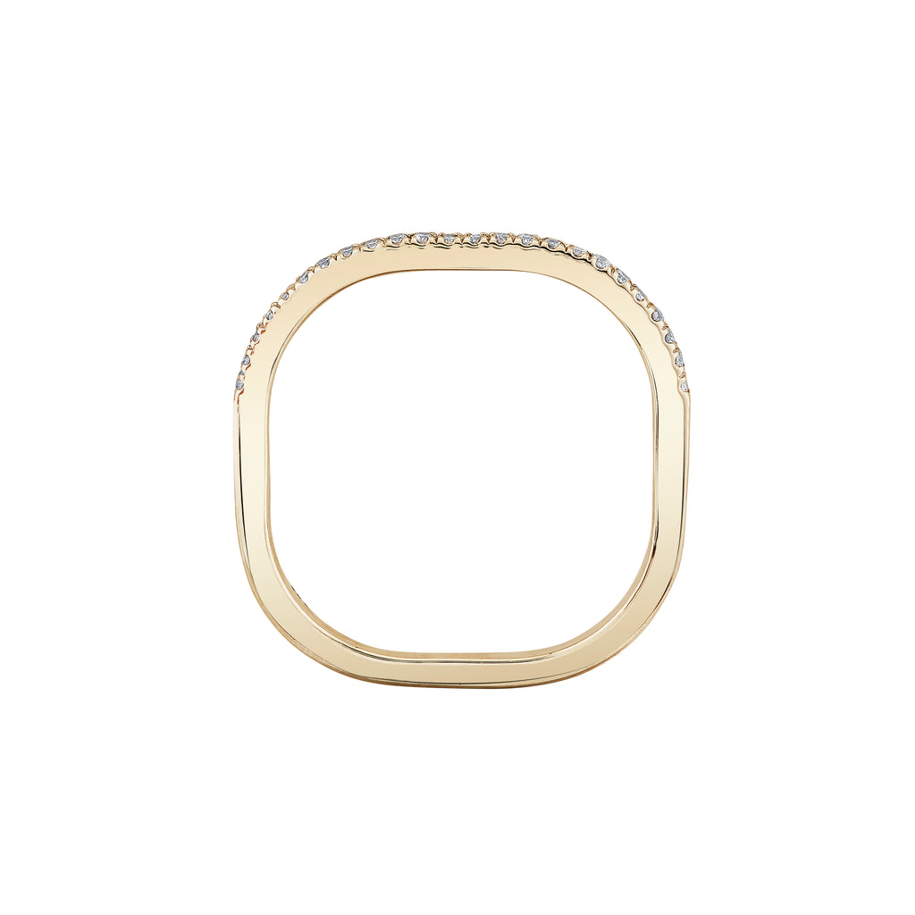 Pave Single Line Ring -- Ariel Gordon Jewelry