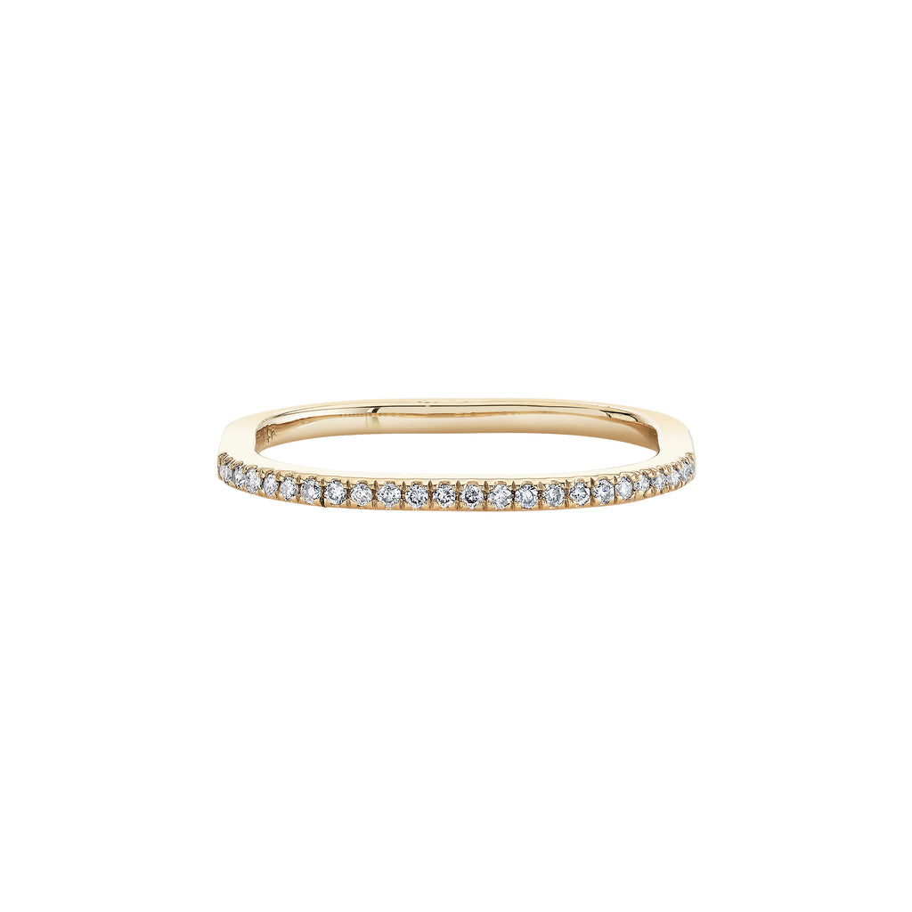 Pave Single Line Ring -- Ariel Gordon Jewelry