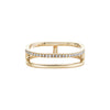 Pave Double Line Ring - Pave Double Line Ring -- Ariel Gordon Jewelry