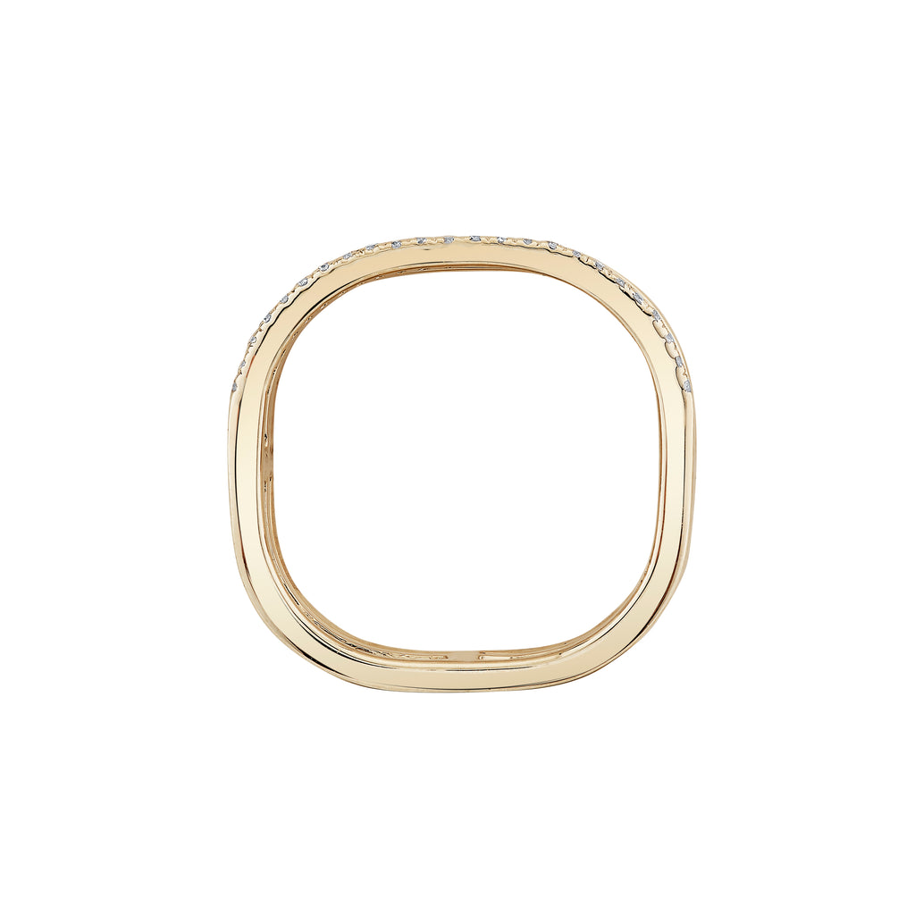 Pave Triple Line Ring -- Ariel Gordon Jewelry