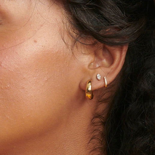 Mini Helium Hoops -- Ariel Gordon Jewelry