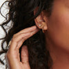 Petite Hoops - Rose Gold & White Gold - Petite Hoops - Rose Gold & White Gold -- Ariel Gordon Jewelry