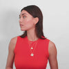 Daisy Initial Pendant Necklace -- Ariel Gordon Jewelry