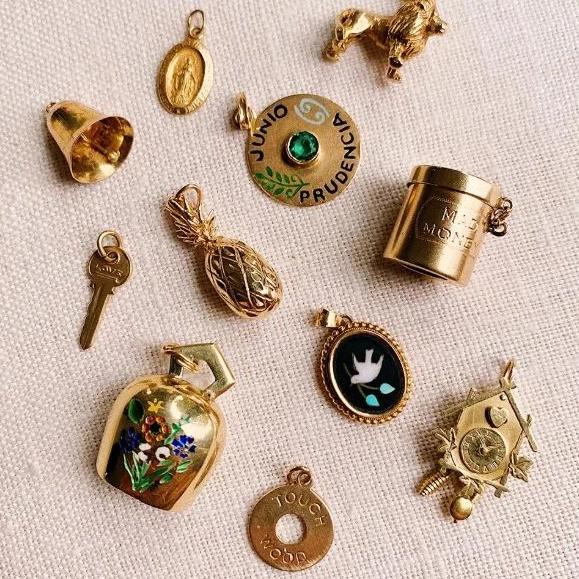 Pineapple Charm -- Ariel Gordon Jewelry