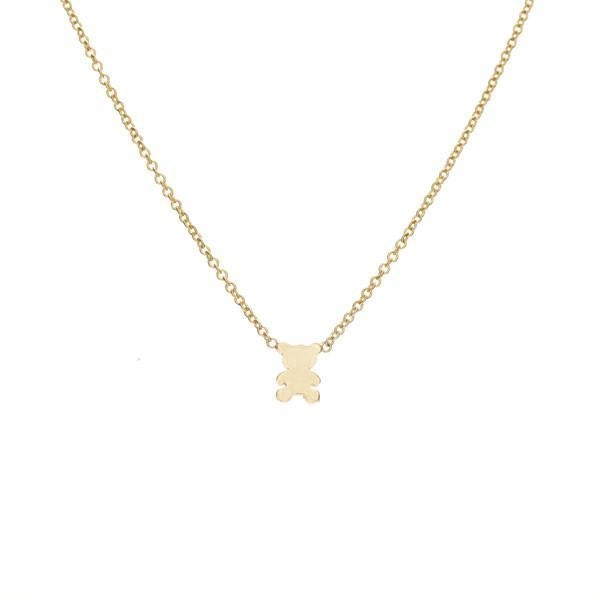 Cubic Zirconia Teddy Bear Pendant Necklace - Gold | Konga Online Shopping